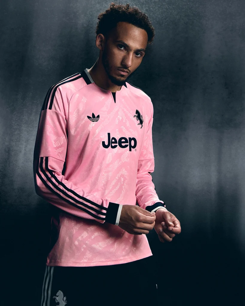 adidas Juventus pink away shirt