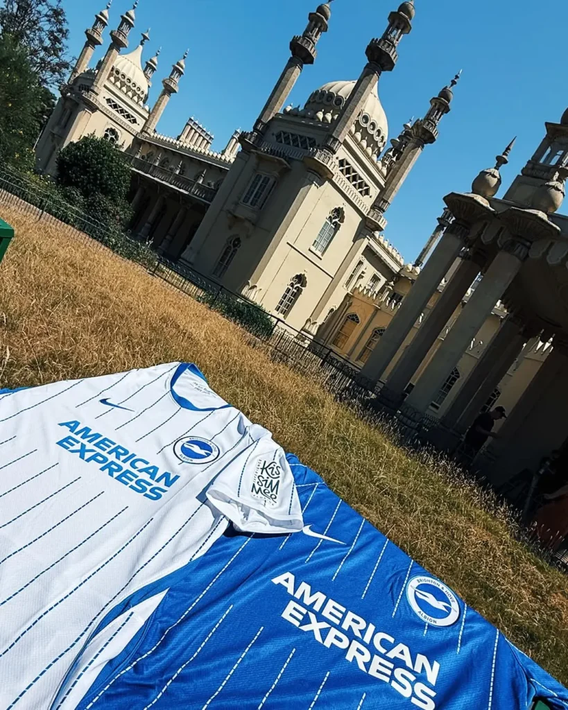 Why did Brighton drop stripes for pinstripes
