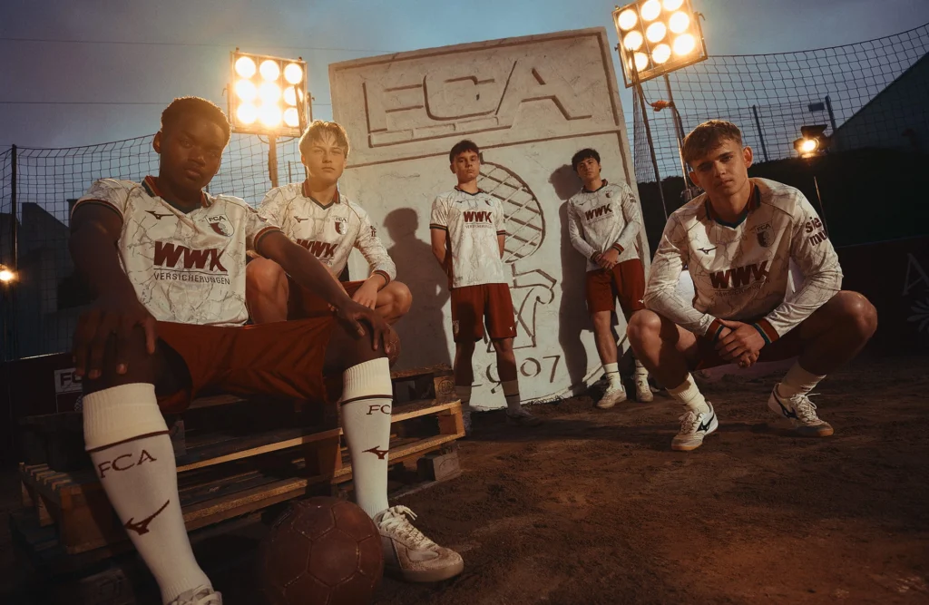 Augsburg marble football shirt