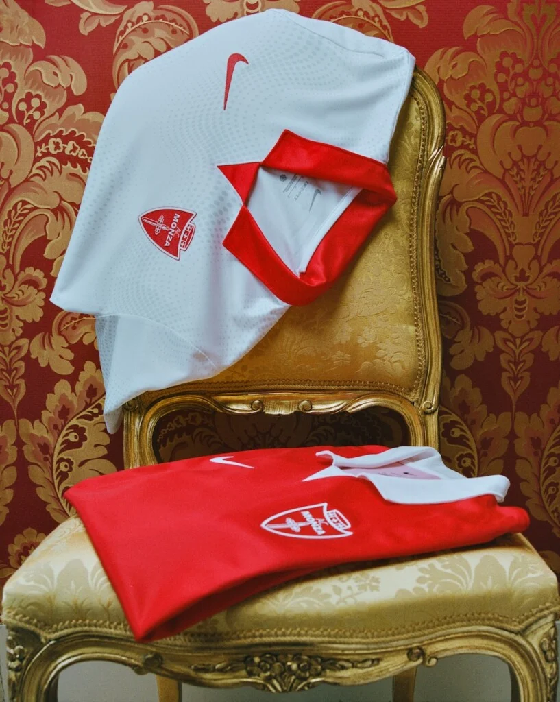 AC Monza 2026/27 home shirt with classic white collar