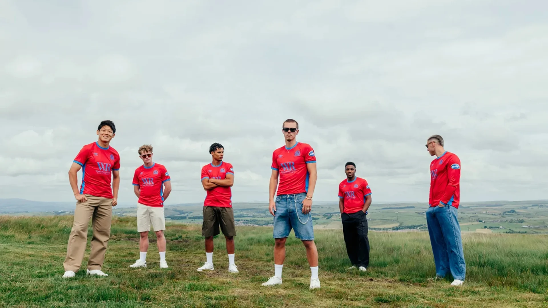 Blackburn Rovers players wearing the Umbro 2026/27 Third Kit